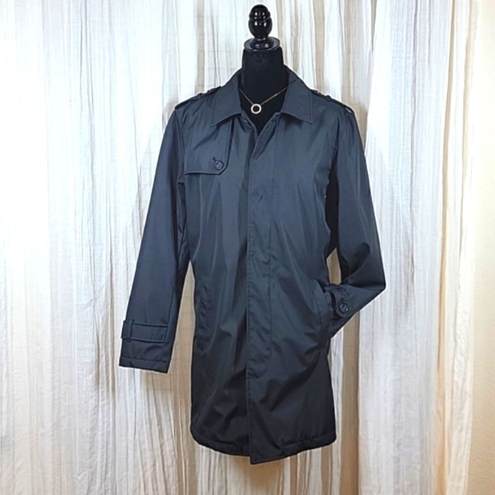 Kenneth Cole Reaction Black Water Repellant Jacket - Picture 7 of 16